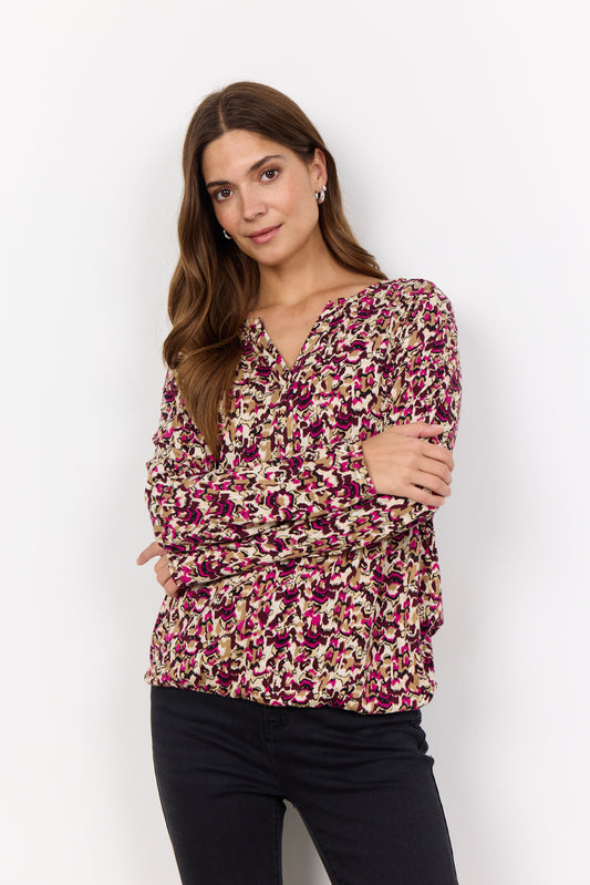 Felicity Blouse -Fuchsia