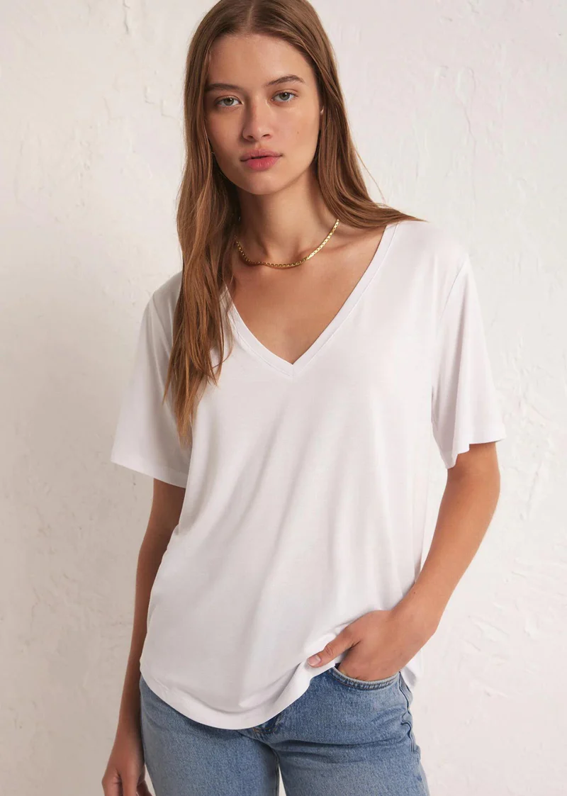 Z Supply Sammie V-Neck Tee