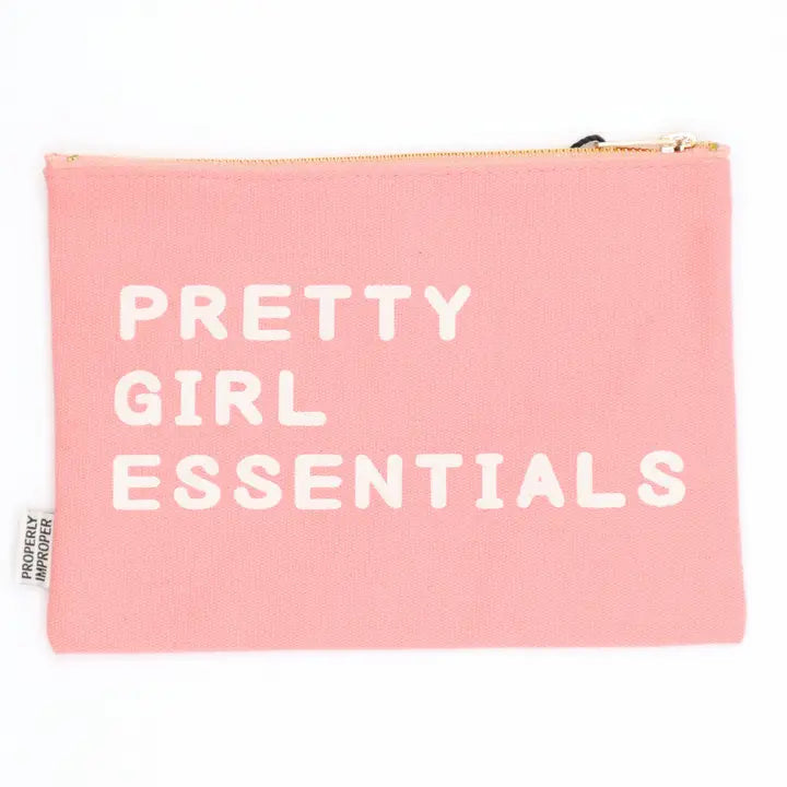 Properly Improper Canvas Pouch