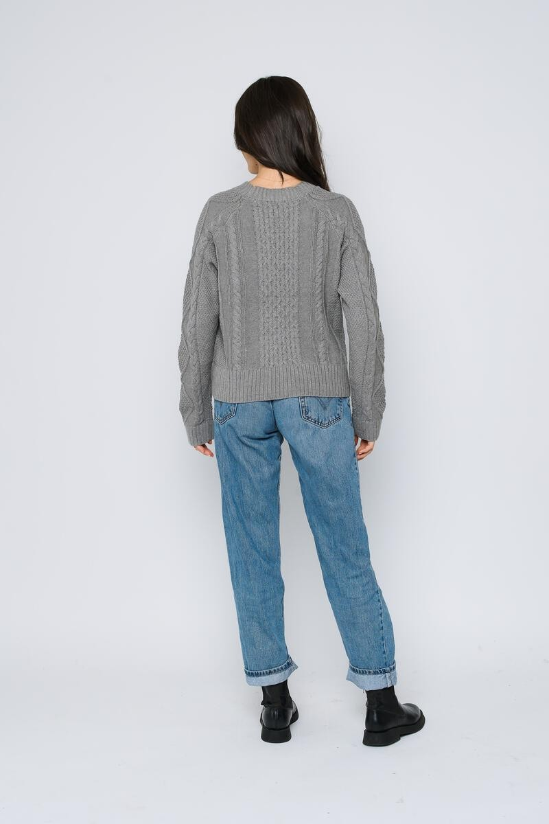 Willa Cabled Raglan