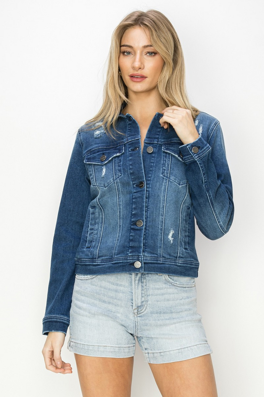 Risen VINTAGE WASHED DENIM JACKET