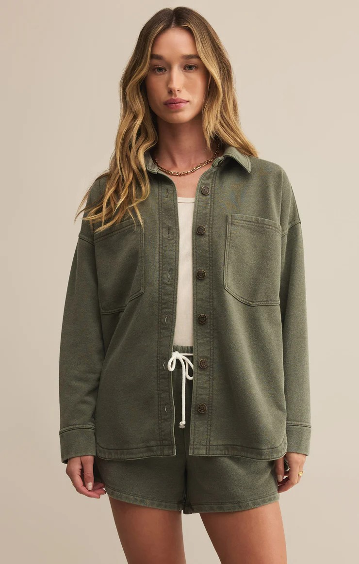 All day knit Jacket - Hunter Green
