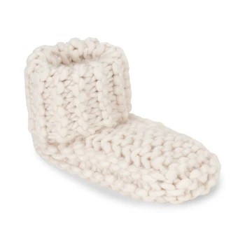 Lemon Cabin Cuffed Cute Slipper Bootie