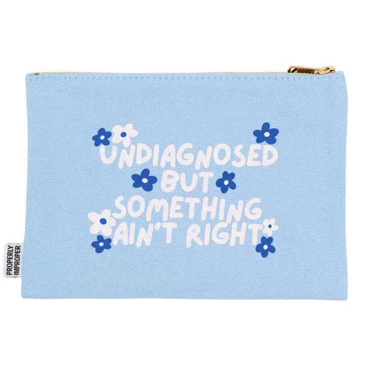 Properly Improper Canvas Pouch