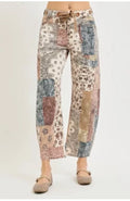 Risen Slouchy Crop Barrel - Earth Block