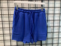 Offset raw edge Shorts