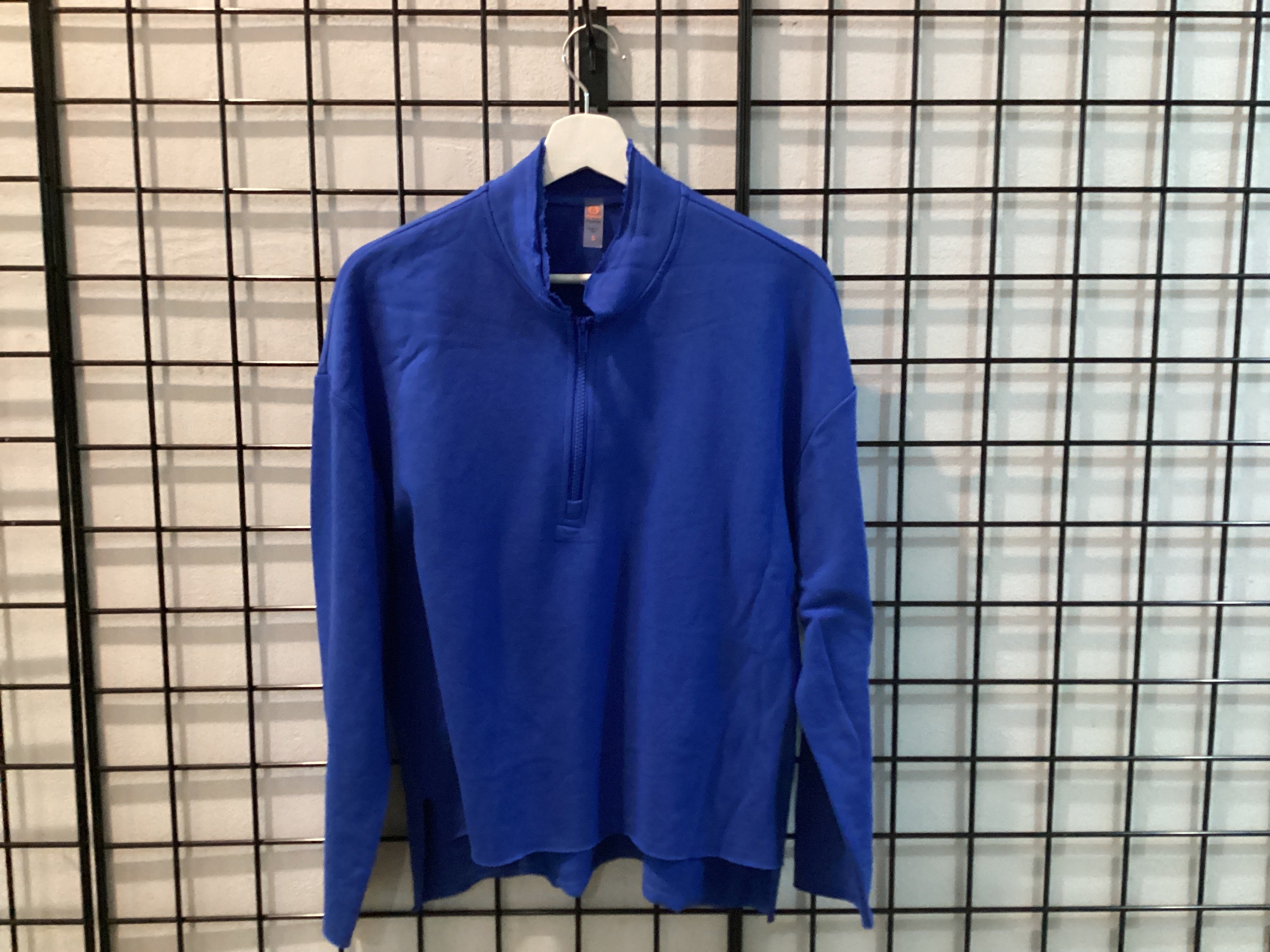 Offset Half Zip Sweater