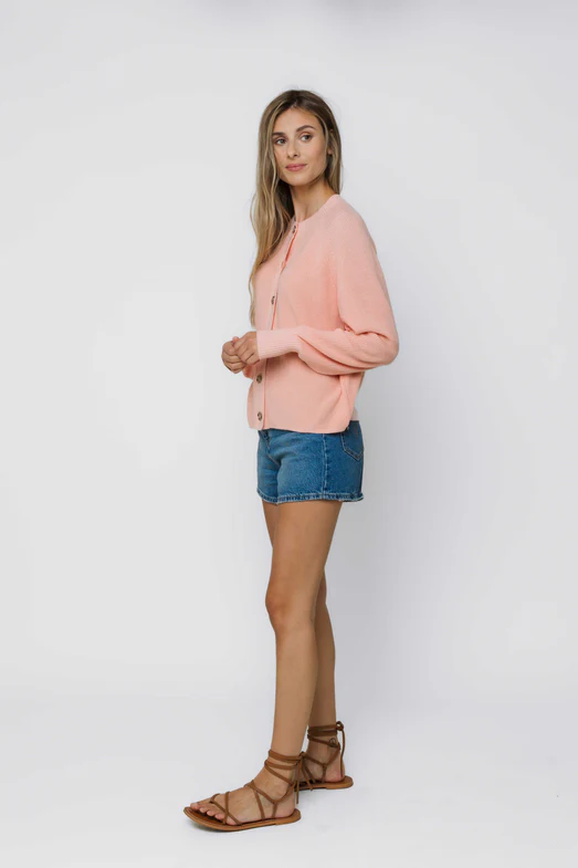 Mia Light-Weight Cardigan - Pink