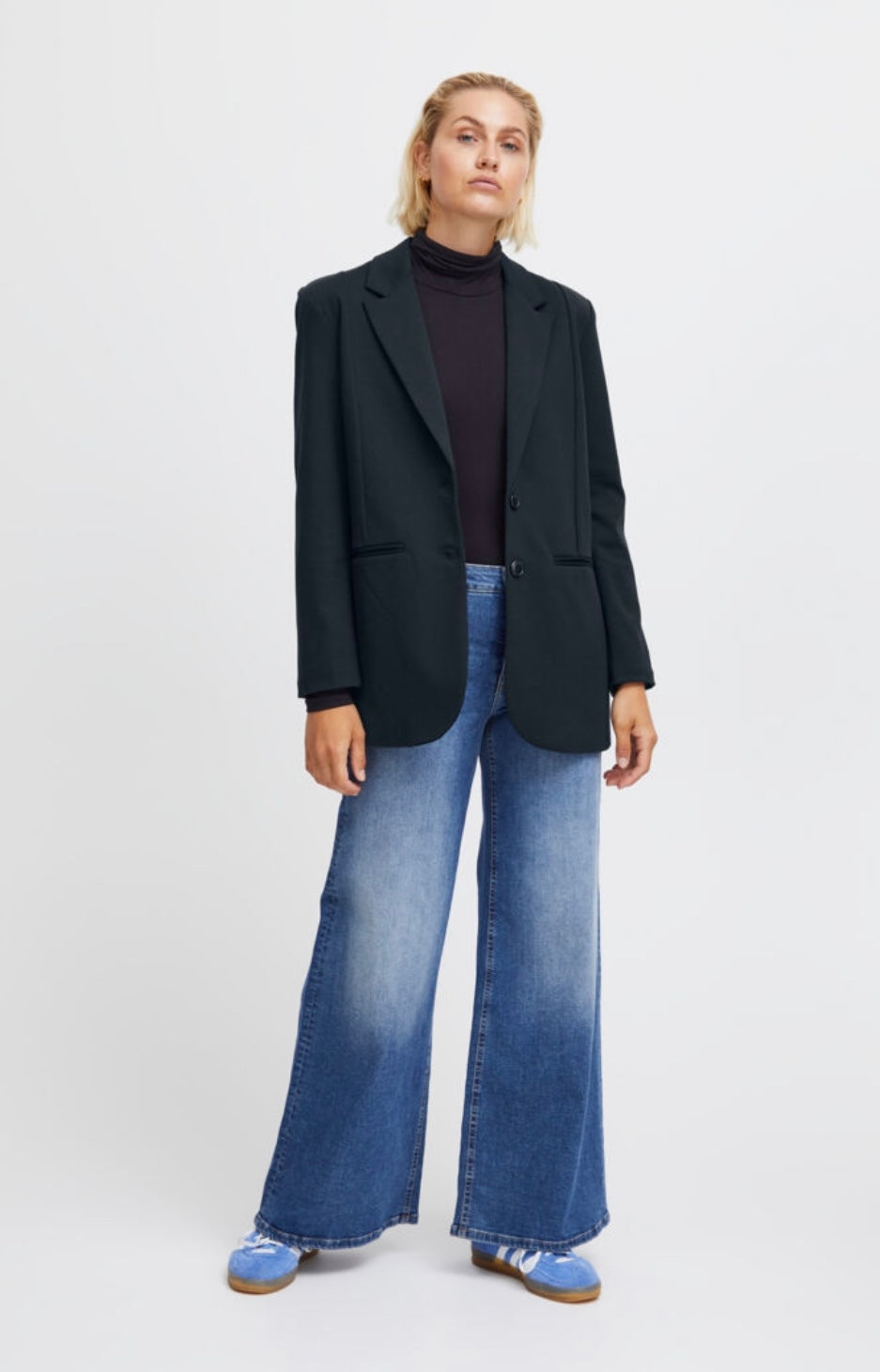 Kate Oversized Blazer - Black