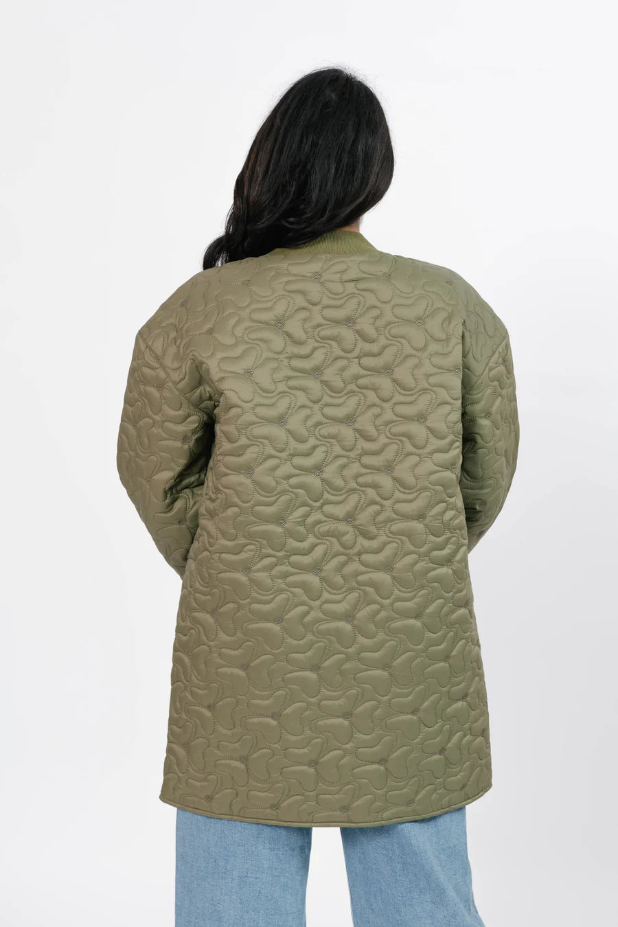 Carson Quilted Jacket - Olive