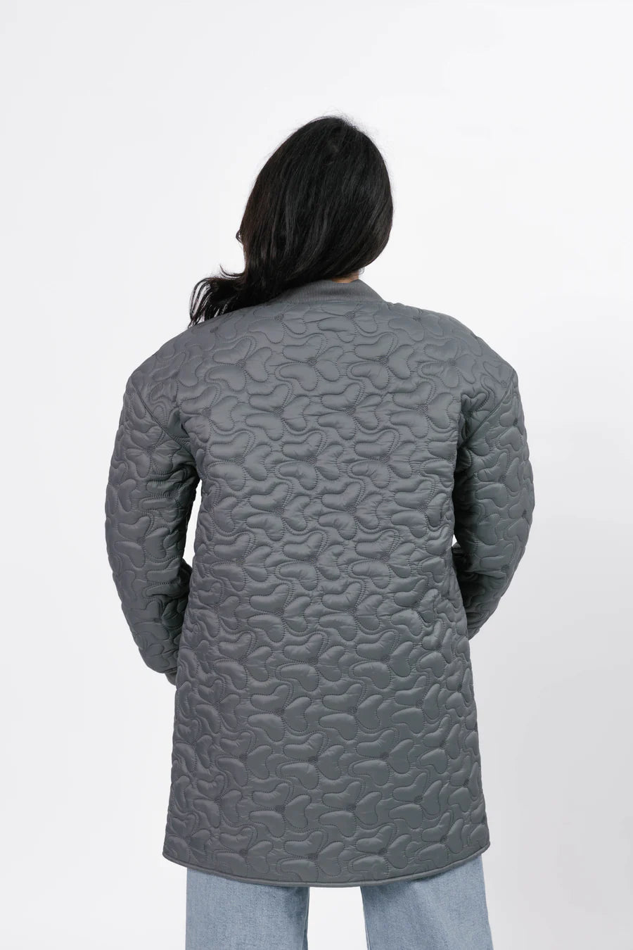 Carson Quilted Jacket - Grey