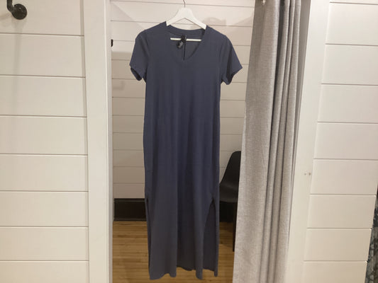 V Neck Short Sleeve Midi dress
