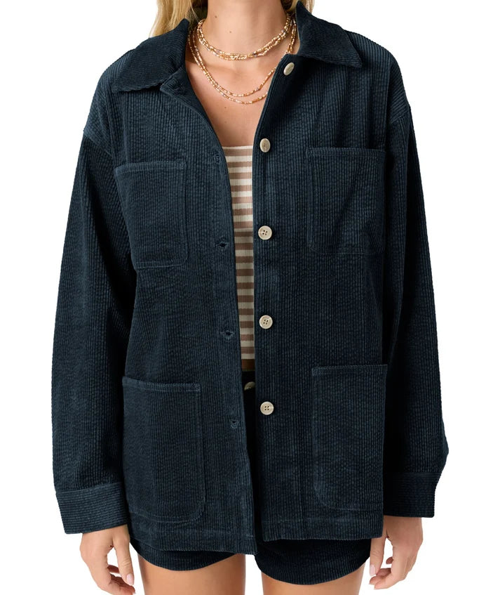 Langford Shacket - Slate