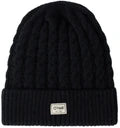 OG Cable Beanie - Black & Hunter Green
