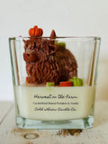 Cold Throw Fall Candle - Cow