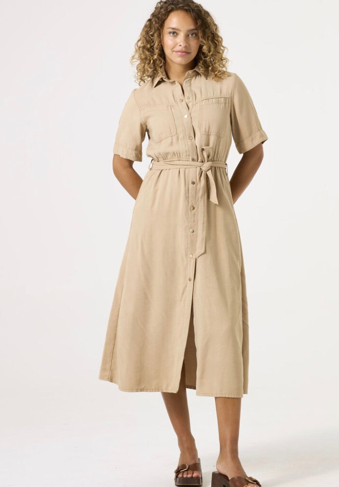 Lora Button Dress