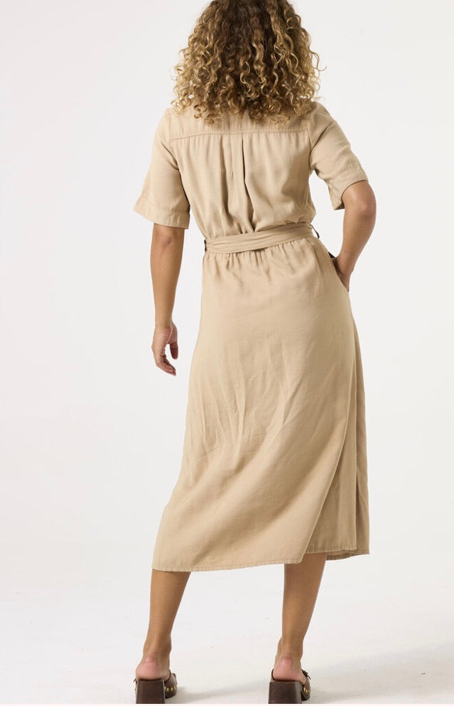 Lora Button Dress