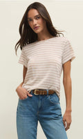 Tourist Striped Tee - Heather