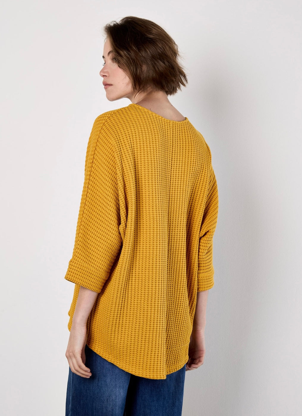 Waffle Knit Batwing Tee