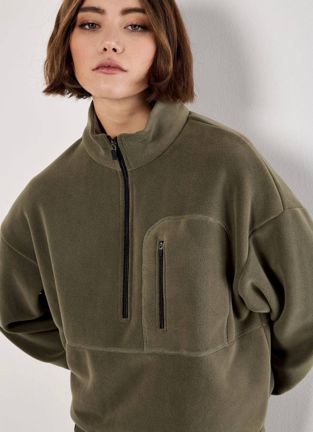Zip Pocket Premium Fleece Sweater