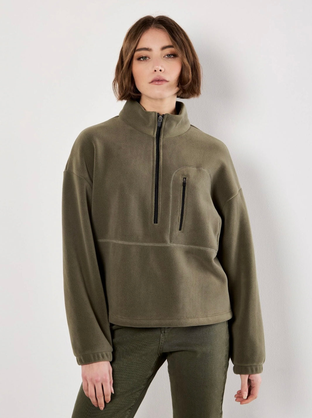 Zip Pocket Premium Fleece Sweater