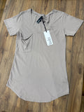 VNeck Tee - Fossil