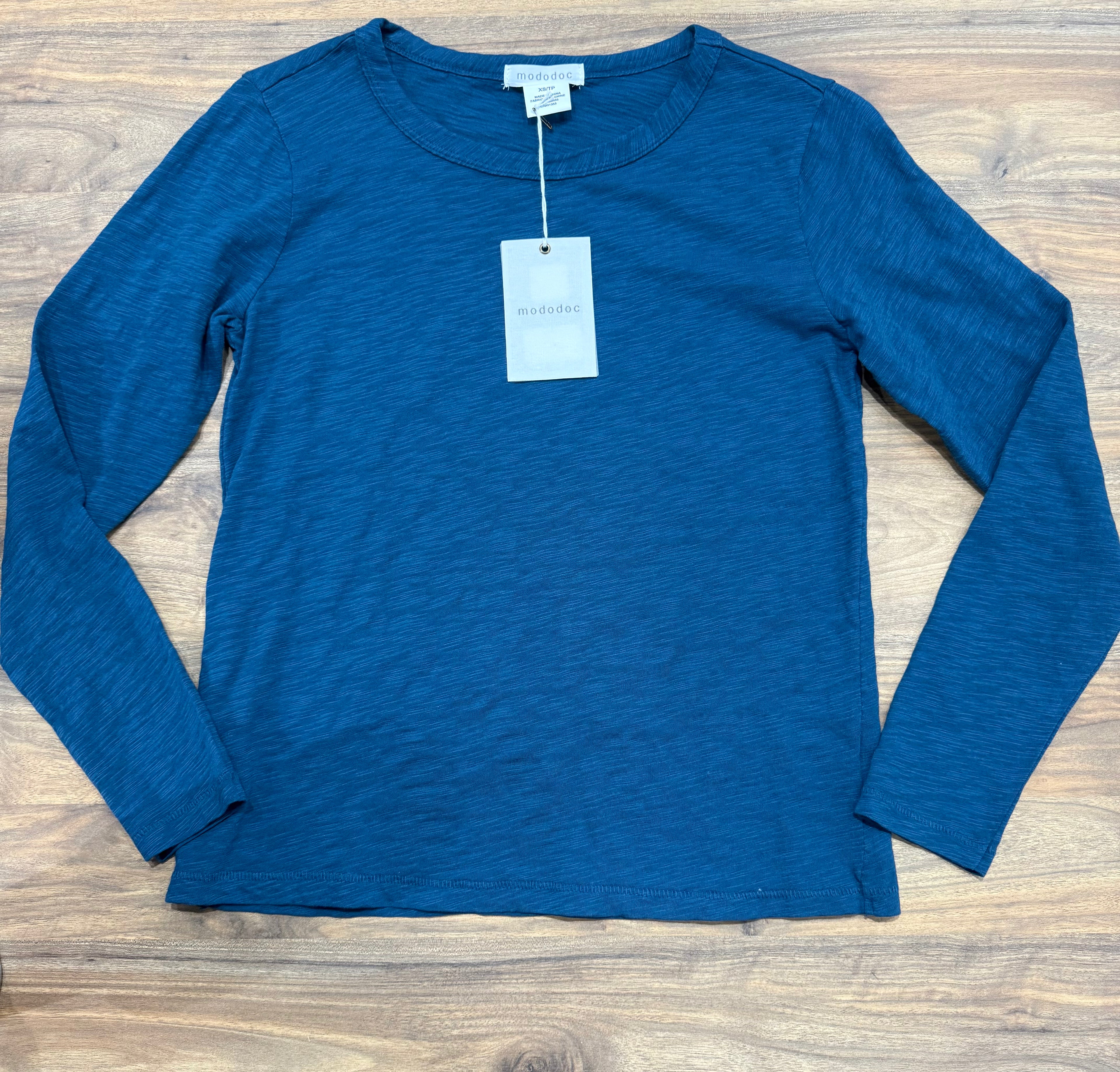 Long Sleeve Favourite Tee - Fanta Sea Blue