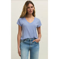 Modern V-Neck Tee- BlueLight