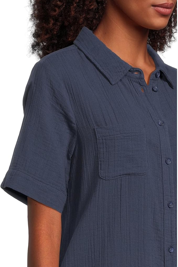 Swing Shirt Mono Dress - Sailor Blue