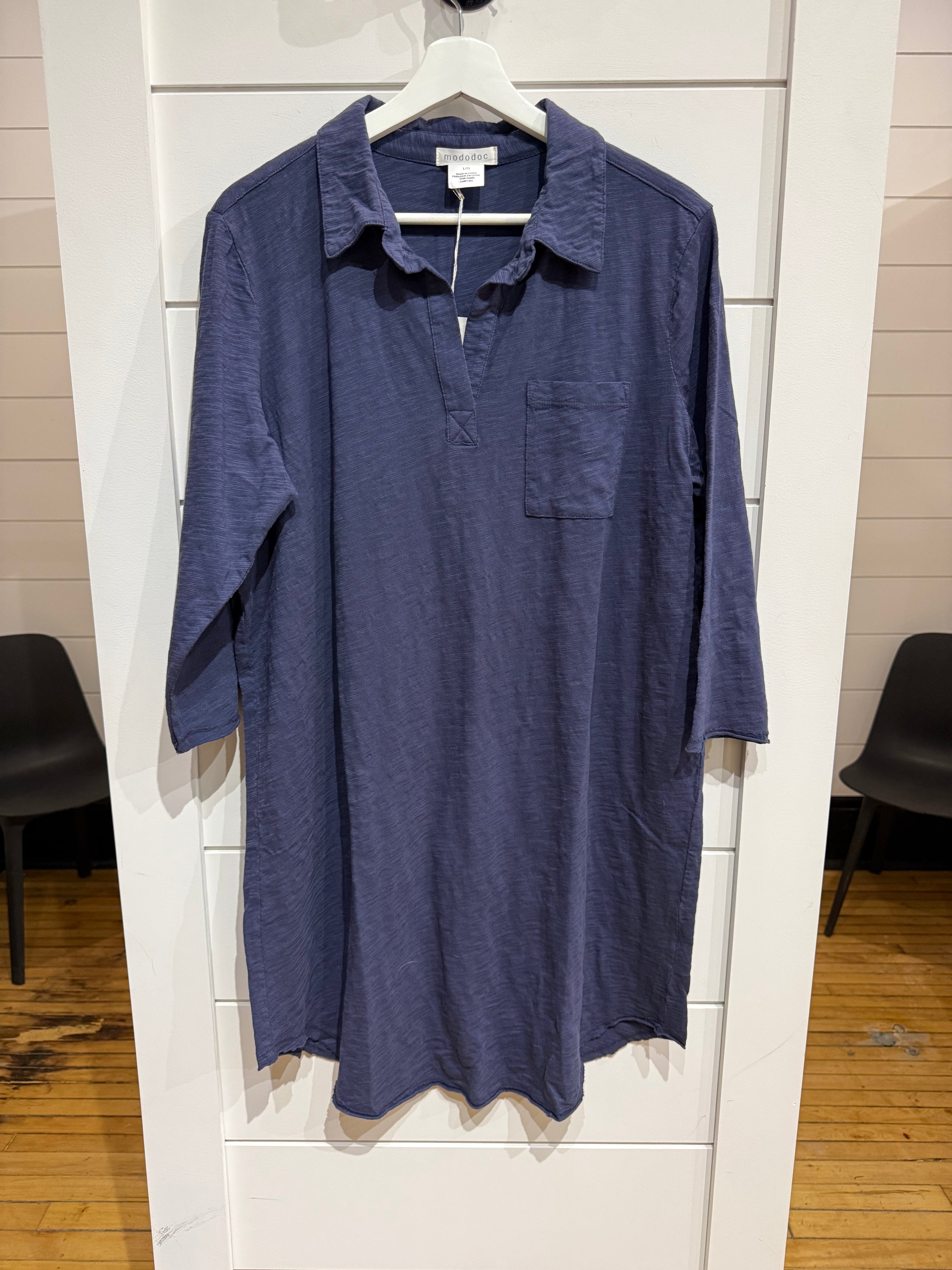 Johnny Collar Mono - Sailor Blue