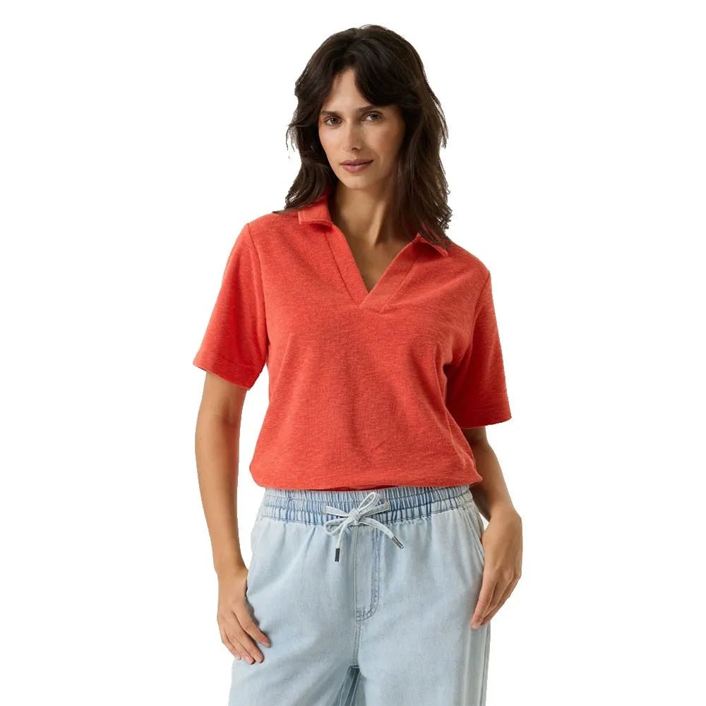Terry V-Neck Tee