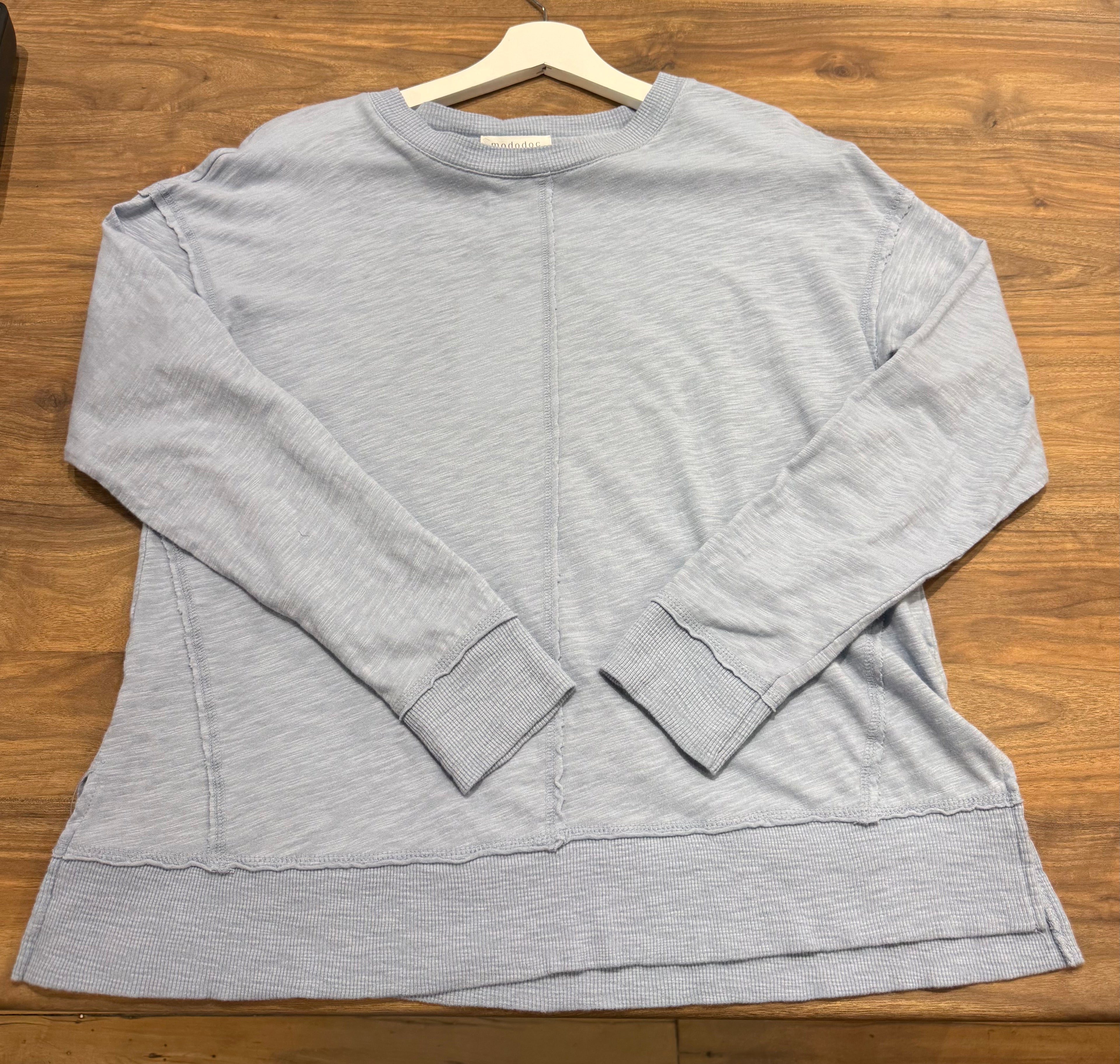 Seamed Mono Crewneck