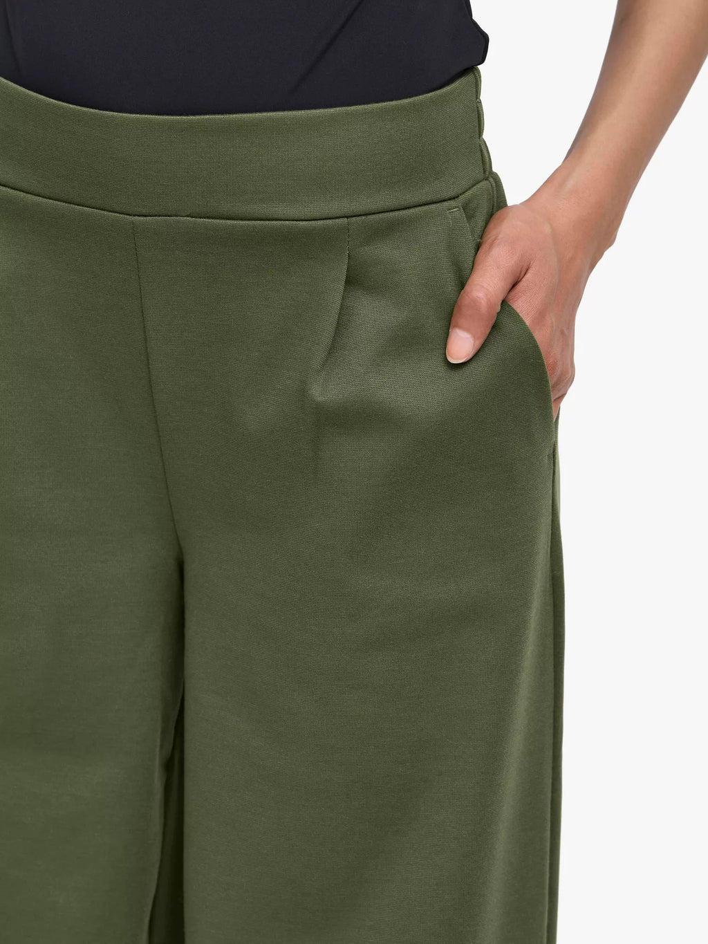 Kate Long Wide Pant- Rifle Green