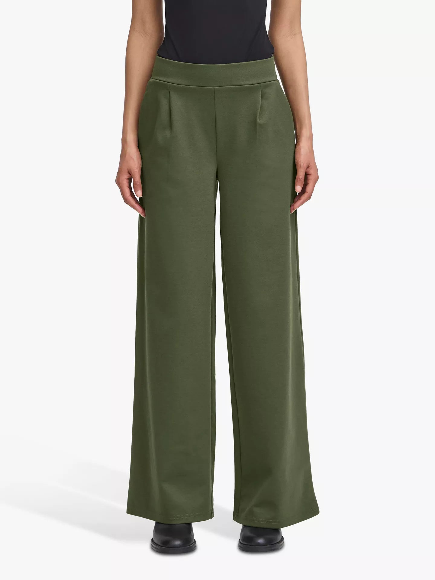 Kate Long Wide Pant- Rifle Green