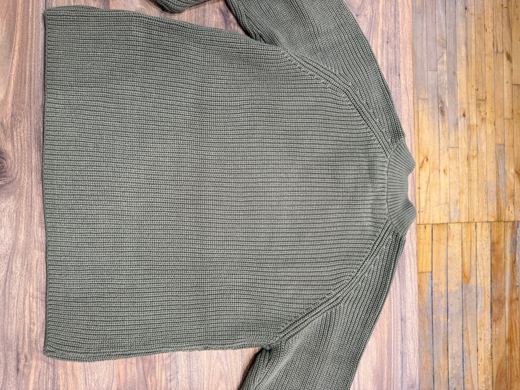 Button Shoulder Knit Sweater
