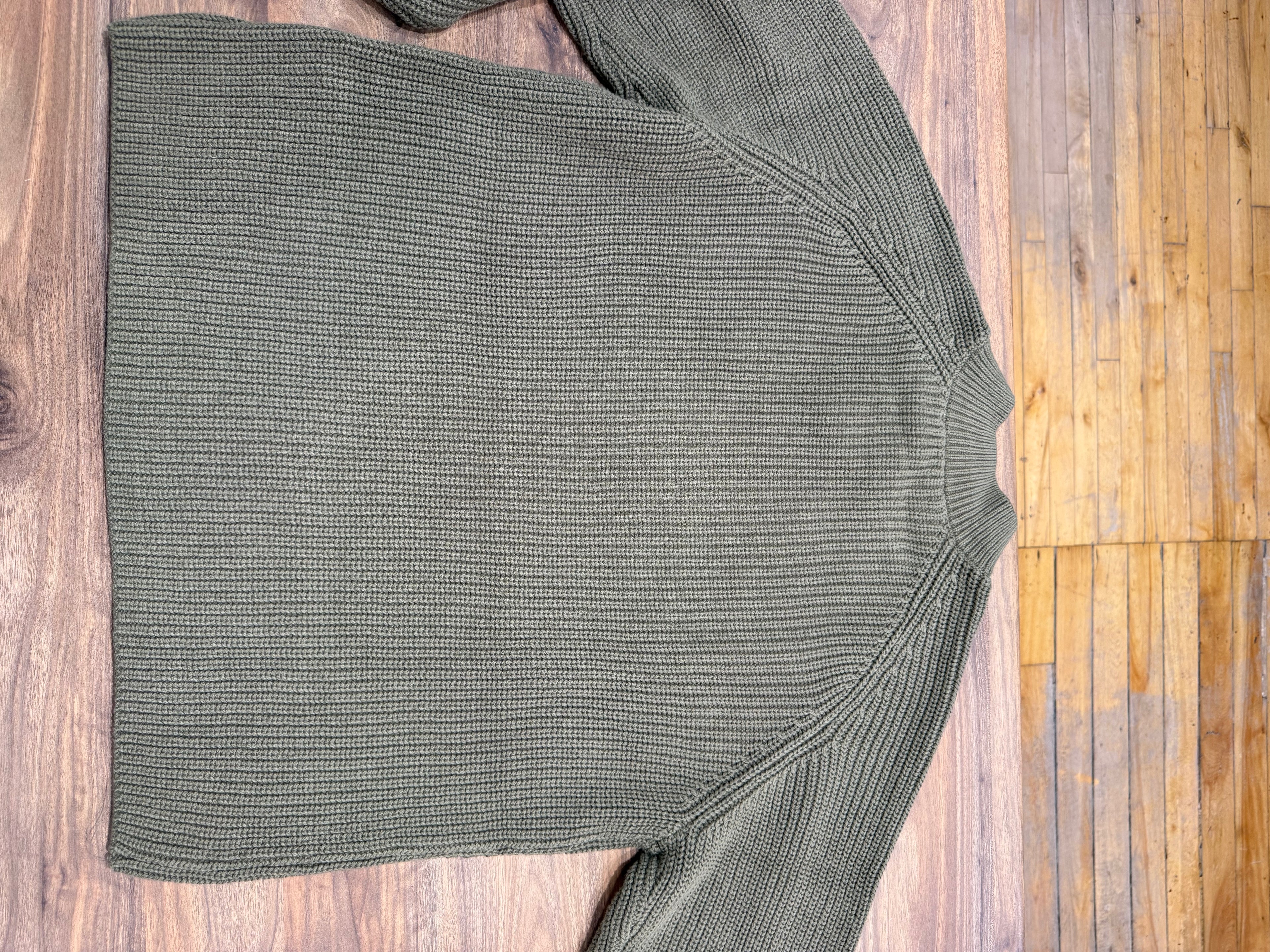 Button Shoulder Knit Sweater