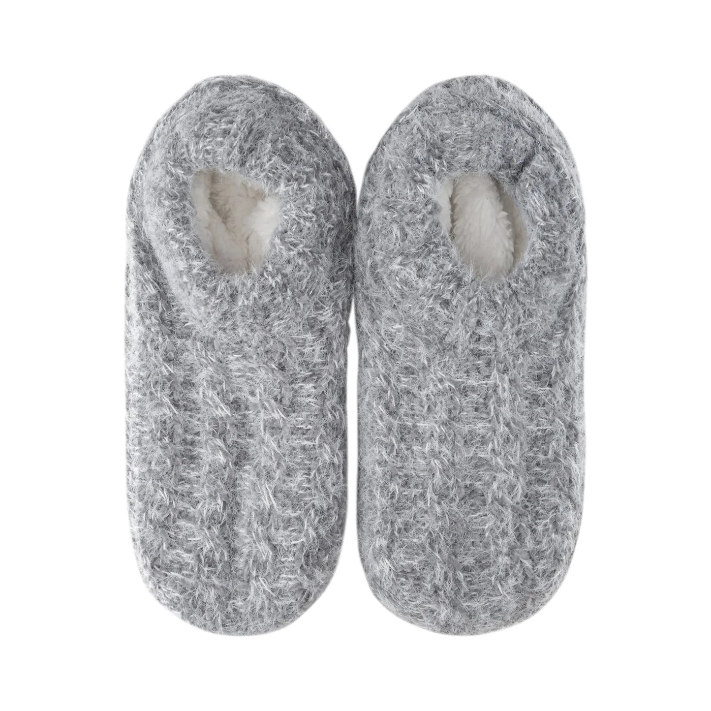 All Over Cable Slipper -Charcoal