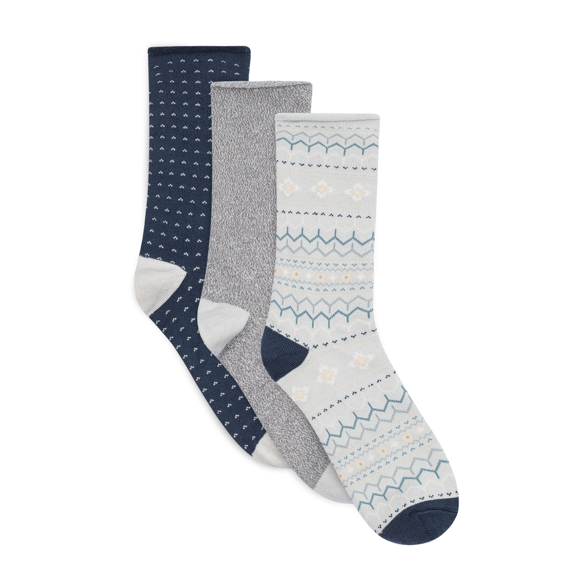 Recycled Powder Crew Sock - 3 Pack
