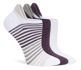 Select Terry Powder Heel Tab Low Cut Sock - 3 Pack