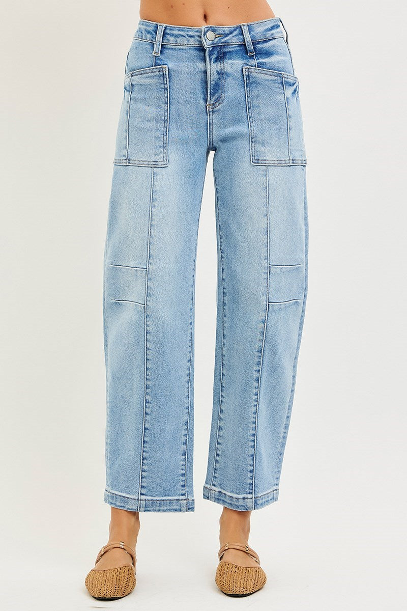 Risen Slouchy Ankle Boyfriend Jean