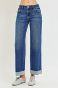 Risen Mid-Rise Ankle Straight Jean