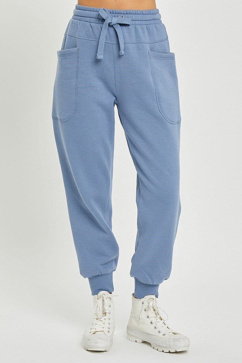 Side Pocket Jogger Pant - Blue