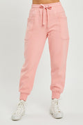 Side Pocket Jogger Pant - Blush