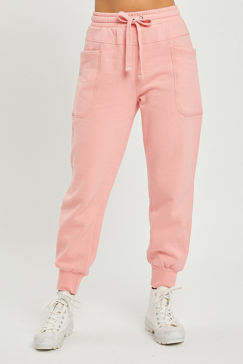 Side Pocket Jogger Pant - Blush