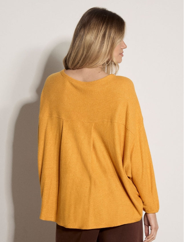 Honeycomb Pleat Back Top