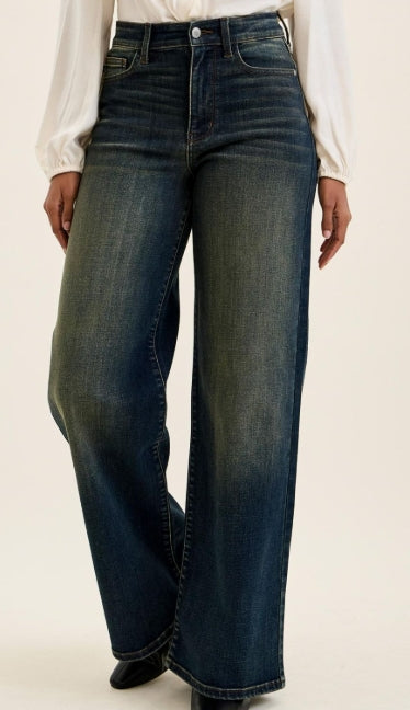 JudyBlue Adjustable Back Retro WideLeg