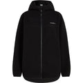 Long Fuzzy High Pile Jacket - Black Out