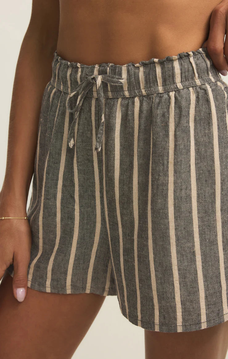 The Perfect Linen Short - Black