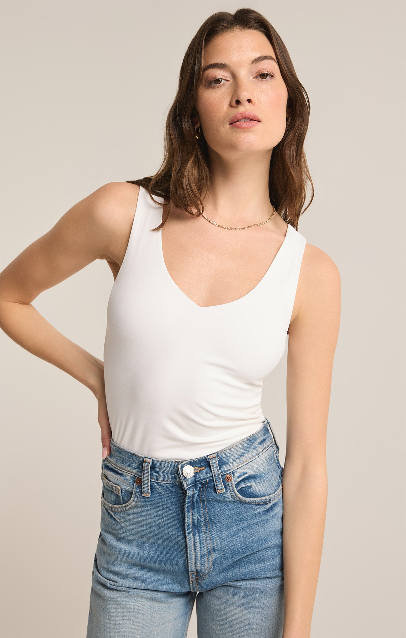 Avala V-Neck So Smooth Top