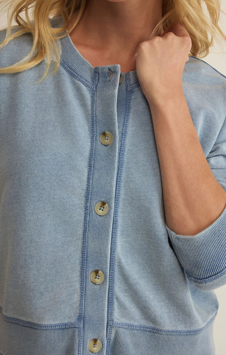 All day Denim Cardigan